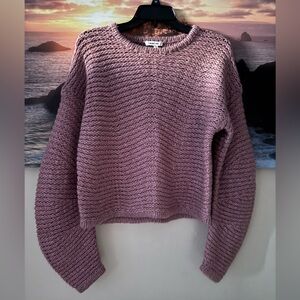 Helmut Lang/ Women's Mauve Pink Knit Sweater/ M